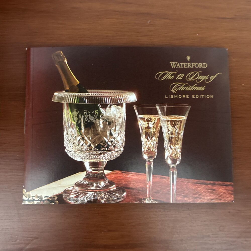 Waterford Three French Hens 12 Days Christmas Crystal Ornament Lismore Edition - Picture 6 of 11